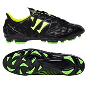 Warrior Sports Gambler K-Lite Firm Ground Football Boots-Blk/Grn Black