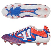 Warrior Sports Skreamer Combat Firm Ground Football Boots - Spicy Orange/Baja Blue/White - Kids