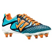 Warrior Sports Skreamer Combat Soft Ground Football Boots - Blue Radiance/Bright Marigold/Insignia Blue - Kids