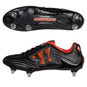 Warrior Sports Skreamer K-Lite Soft Ground Football Boots - Black/Spicy Orange