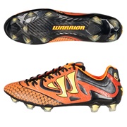 Warrior Sports Skreamer S-Lite Firm Ground Football Boots-Ebony/Orange/Yellow Black