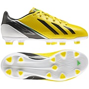 adidas AdiZero F30 TRX Firm Ground Football Boots - Vivid Yellow/Black/Green Zest - Kids