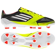 adidas F50 adizero TRX Firm Ground Leather Football Boots - Phantom / Electricity / High Energy S12