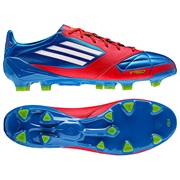 adidas F50 adizero TRX Firm Ground Leather Football Boots - Prime Blue S12/White/Core Energy S12