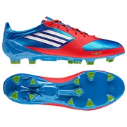 adidas F50 adizero TRX Firm Ground Synthetic Football Boots - Prime Blue S12/White/Core Energy S12