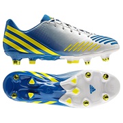 adidas Predator LZ XTRX Soft Ground Football Boots - Running White/Vivid Yellow/Prime Blue