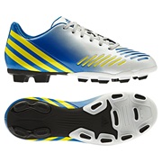 adidas Predito LZ TRX Firm Ground Football Boots - Running White/Vivid Yellow/Prime Blue - Kids