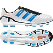 adidas adipower Predator TRX Firm Ground Football Boots - Predator Run Wht Met. / Pred Sharp Blue Met. / Warning