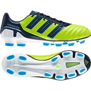 adidas adipower Predator TRX Firm Ground Football Boots - Slime / Dark Indigo / Pred Sharp Blue Met.