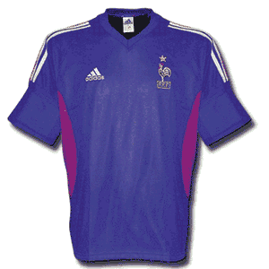 02-03 France Home shirt - Authentic