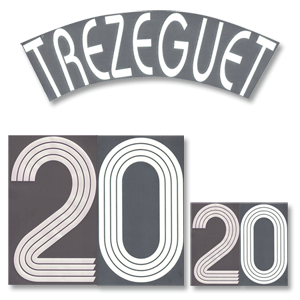 05-07 France Home Trezeguet 20 Name and Number Transfer