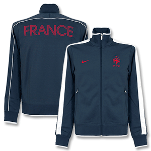 12-13 France Authentic N98 Track Jacket - Grey