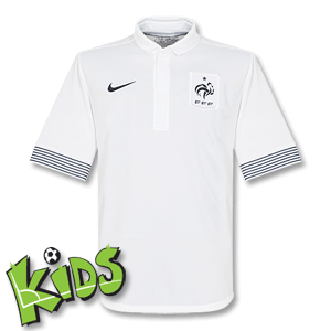 12-13 France Away Shirt - Boys