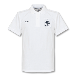 12-13 France Core Polo Shirt - White