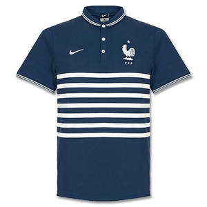 France Navy Authentic League Polo Shirt 2014 2015