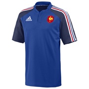France Rugby Training Jersey - True Blue/New Navy/White/Poppy