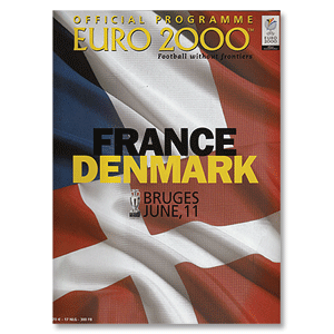 France vs Denmark - European Championships 2000 in Bruges 11th June 2000