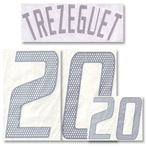 Trezeguet 20 02-03 France Home Official Name and Number