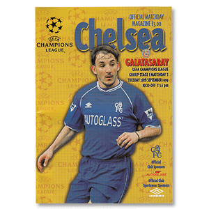 Chelsea v Galatasaray - C/L Group Stage 1, Match at Stamford Bridge - 28th September 1999