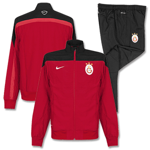 Galatasaray Woven Sideline Training Suit - 2013 2014 Red/Black