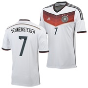 Germany Home Shirt 2013/15 - Kids with Schweinsteiger 7 printing