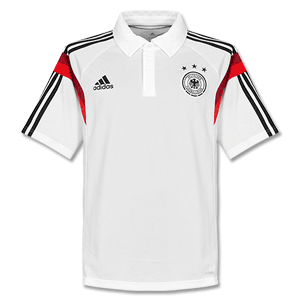 Germany Polo Shirt - White/Black 2014 2015