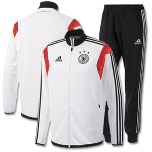 Germany Training Suit - White/Black 2014 2015