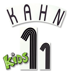 Kahn 1 05-07 Germany Home GK - Kids Name and Number Transfer