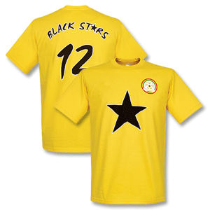 Ghana Black Stars T-Shirt - Yellow