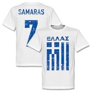Greece Samaras T-shirt - White
