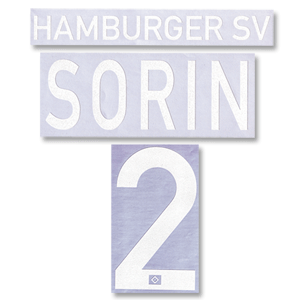 07-08 Hamburg Away Sorin 2 Name and Number Transfer