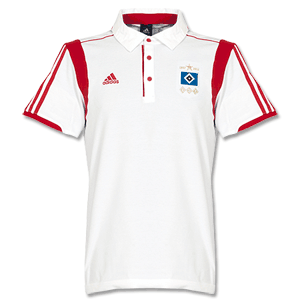 12-13 Hamburg SV Cotton Polo - White