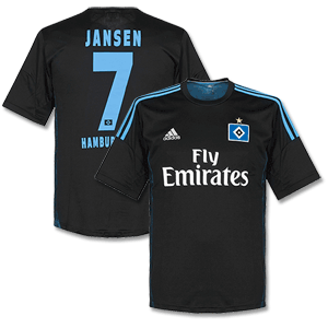 Hamburg SV Away Jansen Shirt 2013 2014