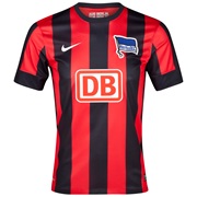 Hertha Berlin 2012/13 Away Shirt - Challenge Red/Black/Football White