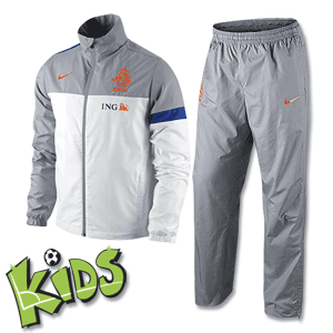 13-14 Holland Sideline Warm Up Suit - Grey - Boys