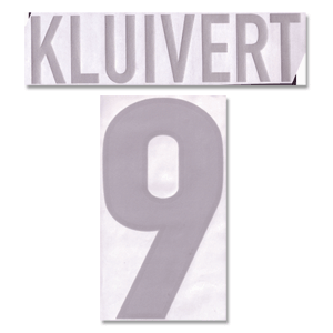 1998 Holland Home World Cup Kluivert 9 Official Name and Number