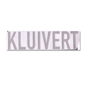 1998 Holland World Cup Home Kluivert Official Name Only
