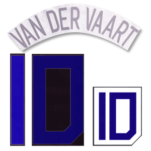 Van der Vaart 10 06-07 Holland Away Official Name and Number