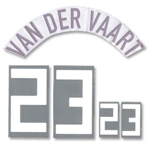 Van der Vaart 23 08-09 Holland Home Official Name and Number
