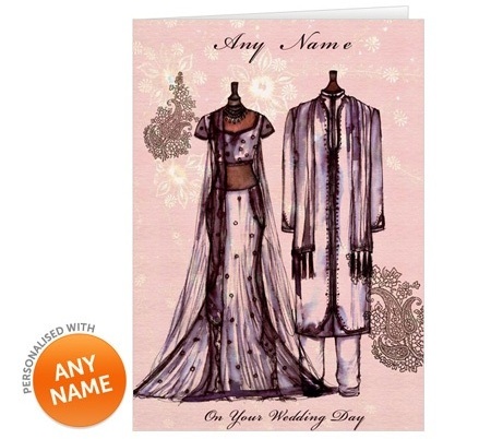 Personalised Card - Traditional Indian Wedding