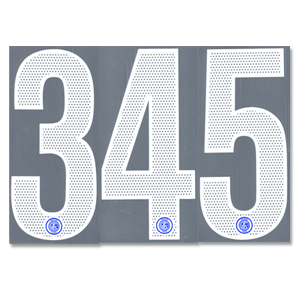 04-06 Inter Milan Home Numbers - White Official Number Only