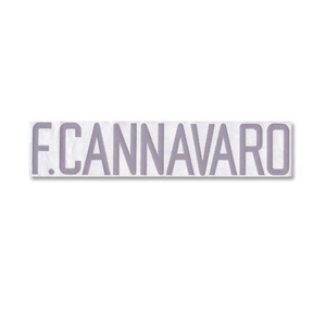 F.Cannavaro 02-04 Inter Milan Home Official Name Only