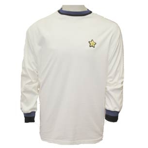 Inter Milan 1971 White Away Children's Retro Football Shirt