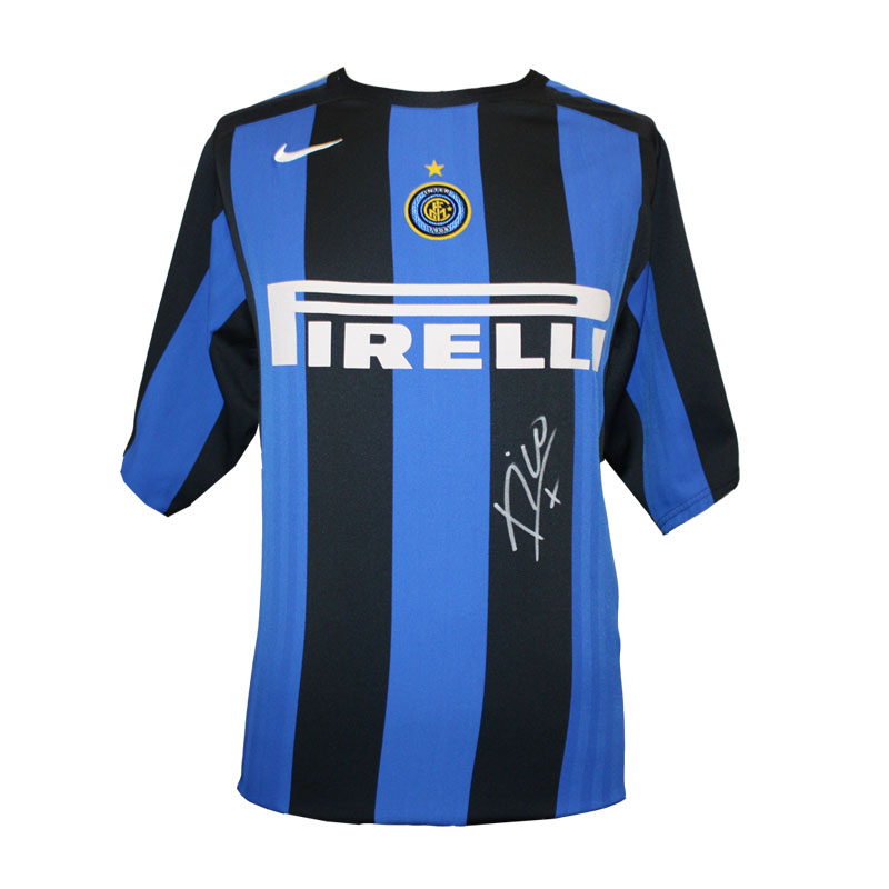 Luis Figo Signed Inter Milan 2005-06 Front-Signed Shirt