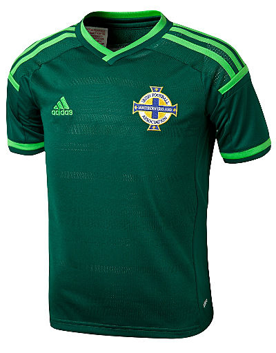 adidas Northern Ireland 2014 Junior Home Shirt