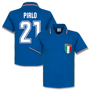1982 Italy Home Pirlo Retro Shirt