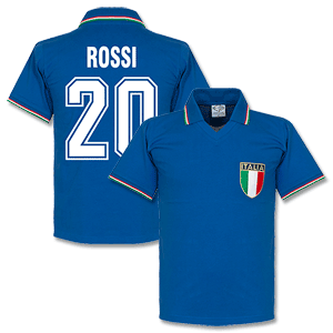 1982 Italy Home Rossi Retro Shirt