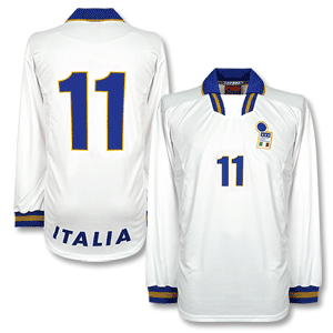 96-98 Italy Away L/S Shirt + No. 11