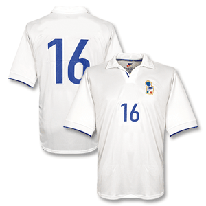 98-99 Italy Away Shirt - No Swoosh - Players - No 16