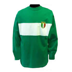 Italy 1953 Green Retro Football Shirt